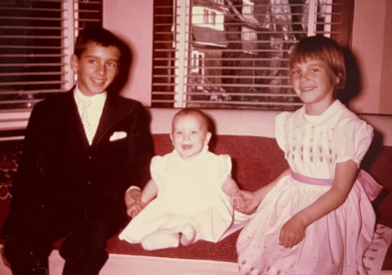 Boy in black suit